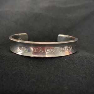 Tiffany & Co. 925 Sterling Silver 1837 Cuff Bracelet